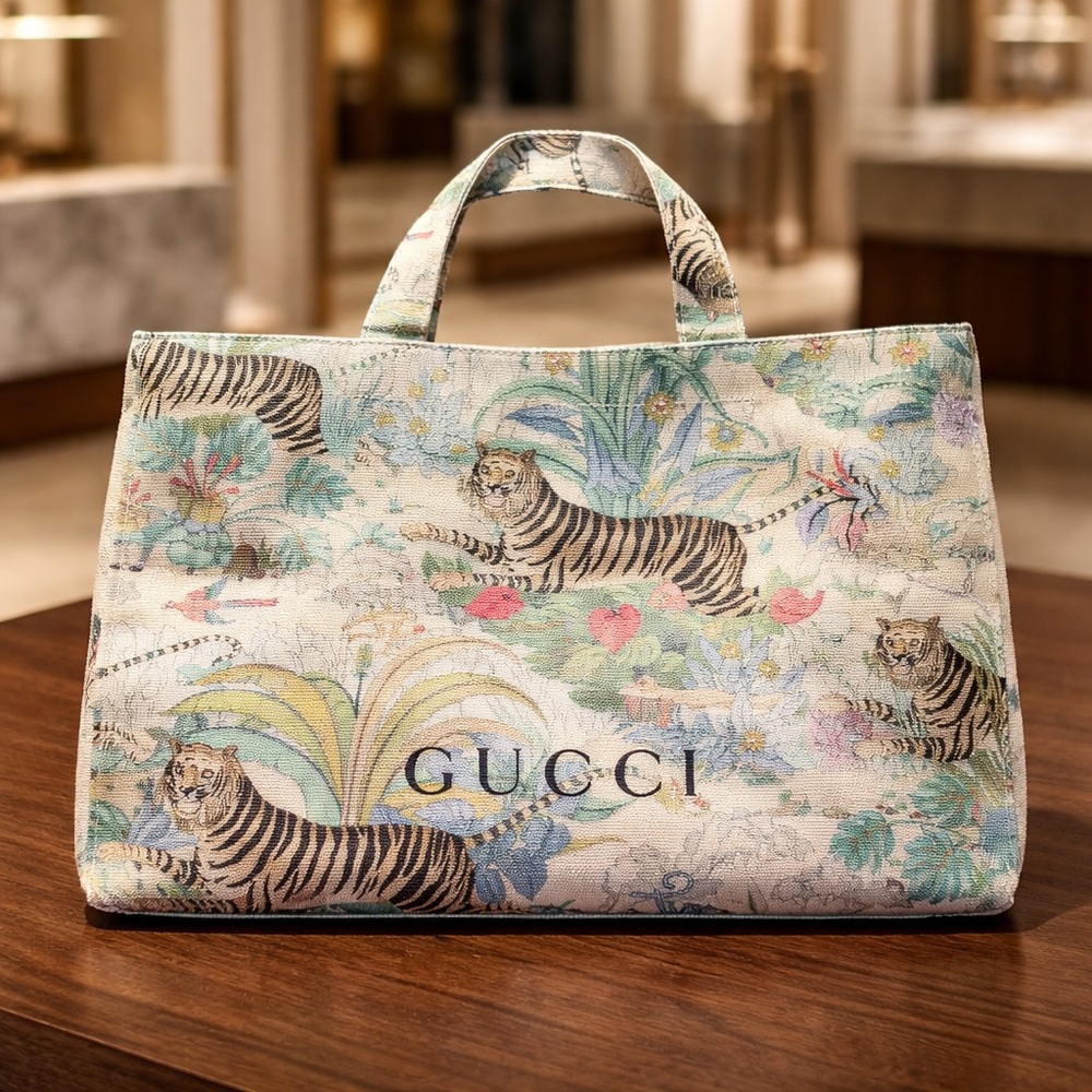 GUCCI BEAUTY GWP Limited Edition Tiger Tote - Picture 2 of 12
